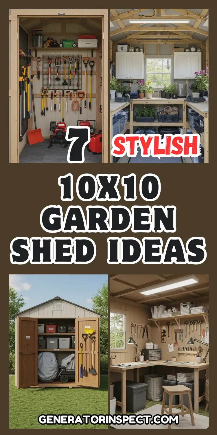 7 Stylish 10x10 Garden Shed Ideas for Any Backyard