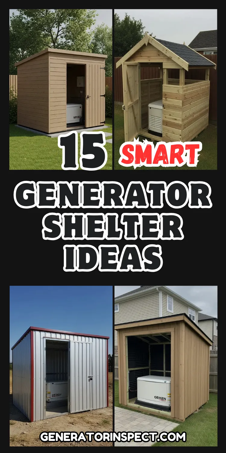 Generator Shelter Ideas