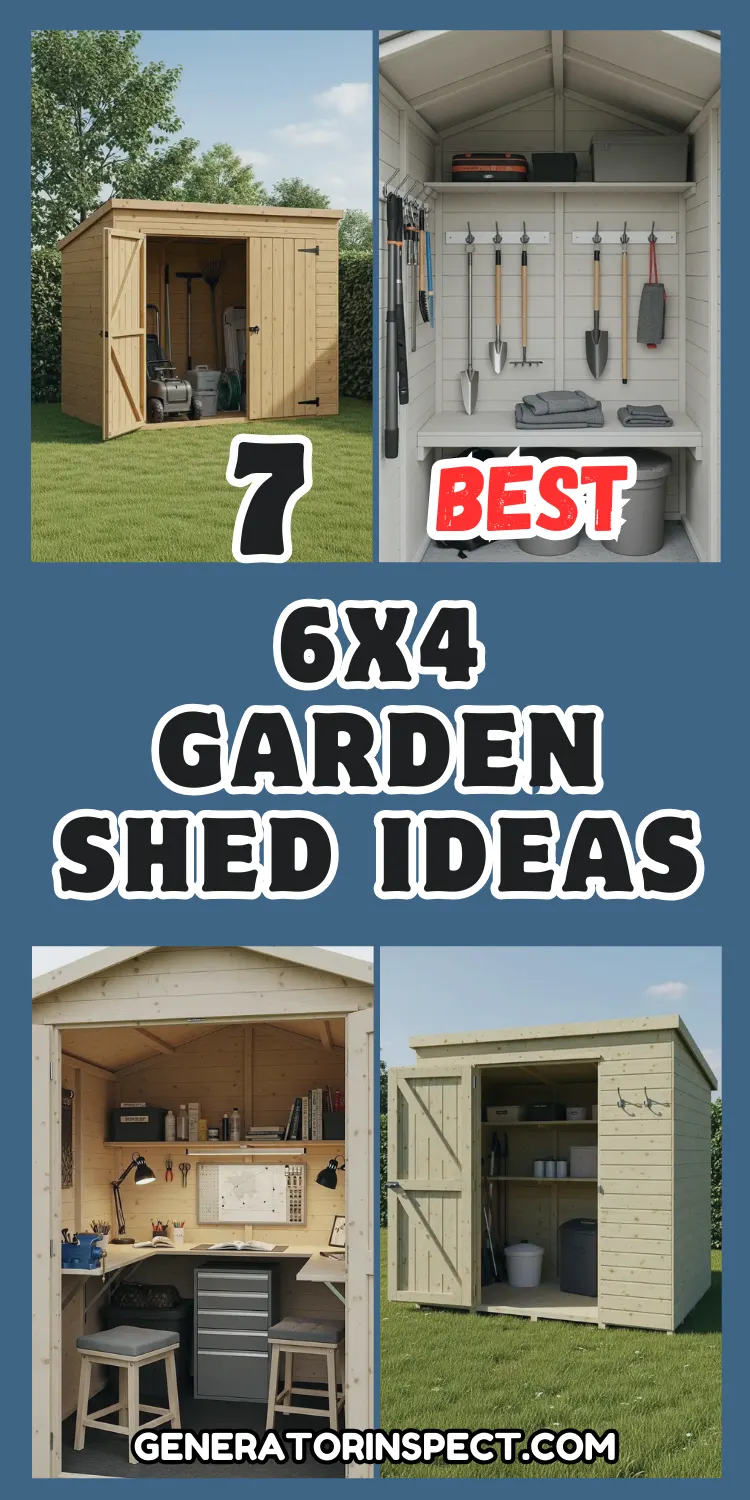 6x4 Garden Shed