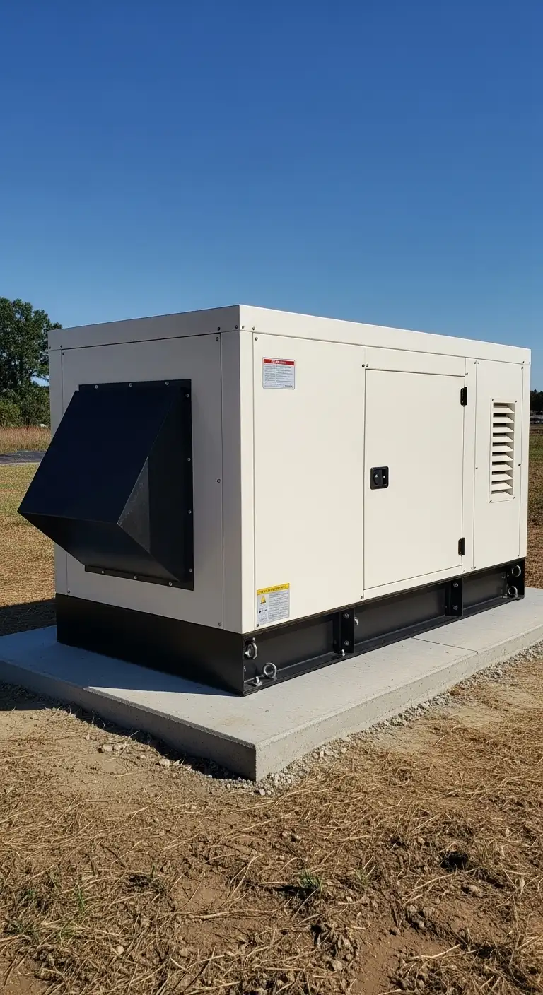 Custom-Built Generator Enclosure