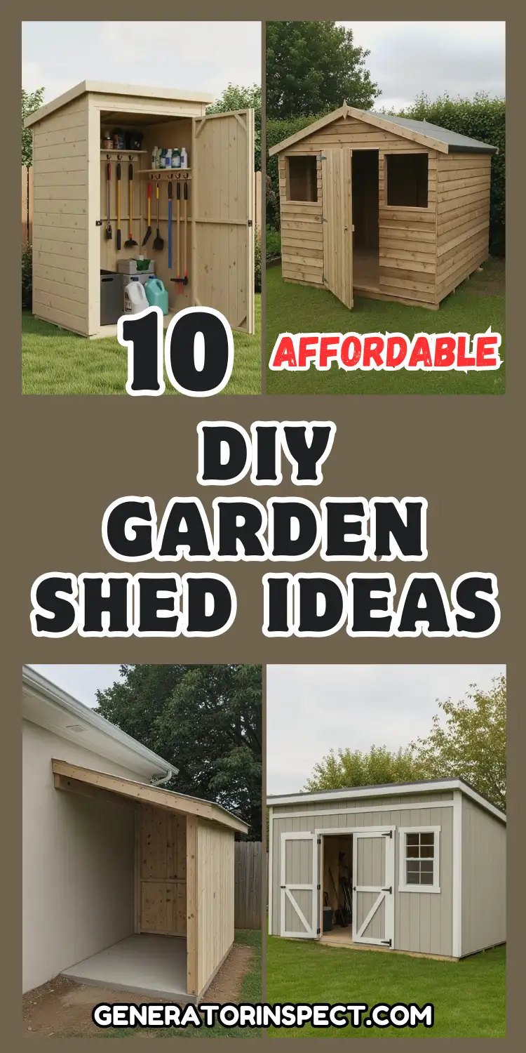 DIY Garden Shed Ideas