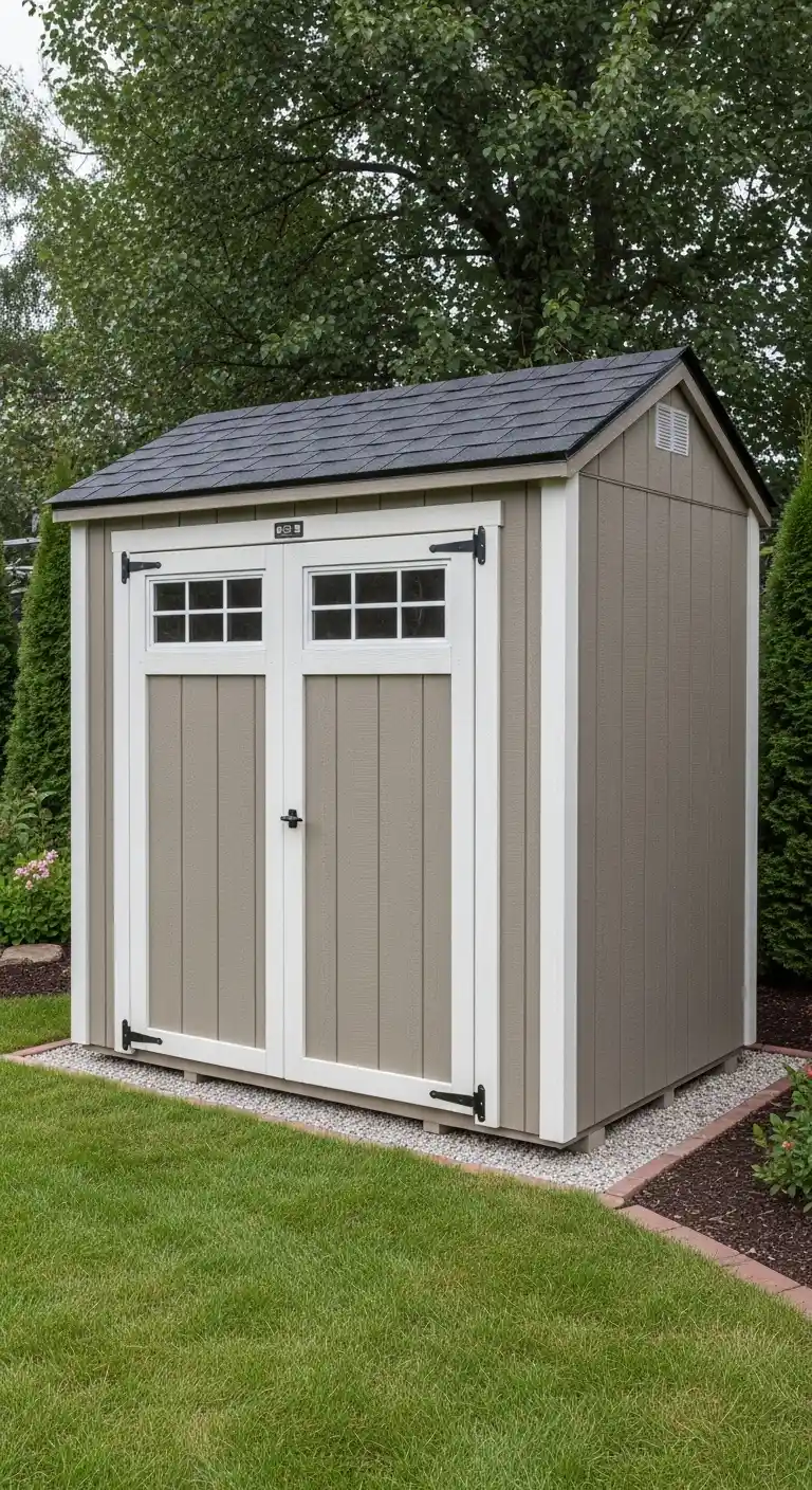 Garden-Style Generator Shed That Blends with Landscaping