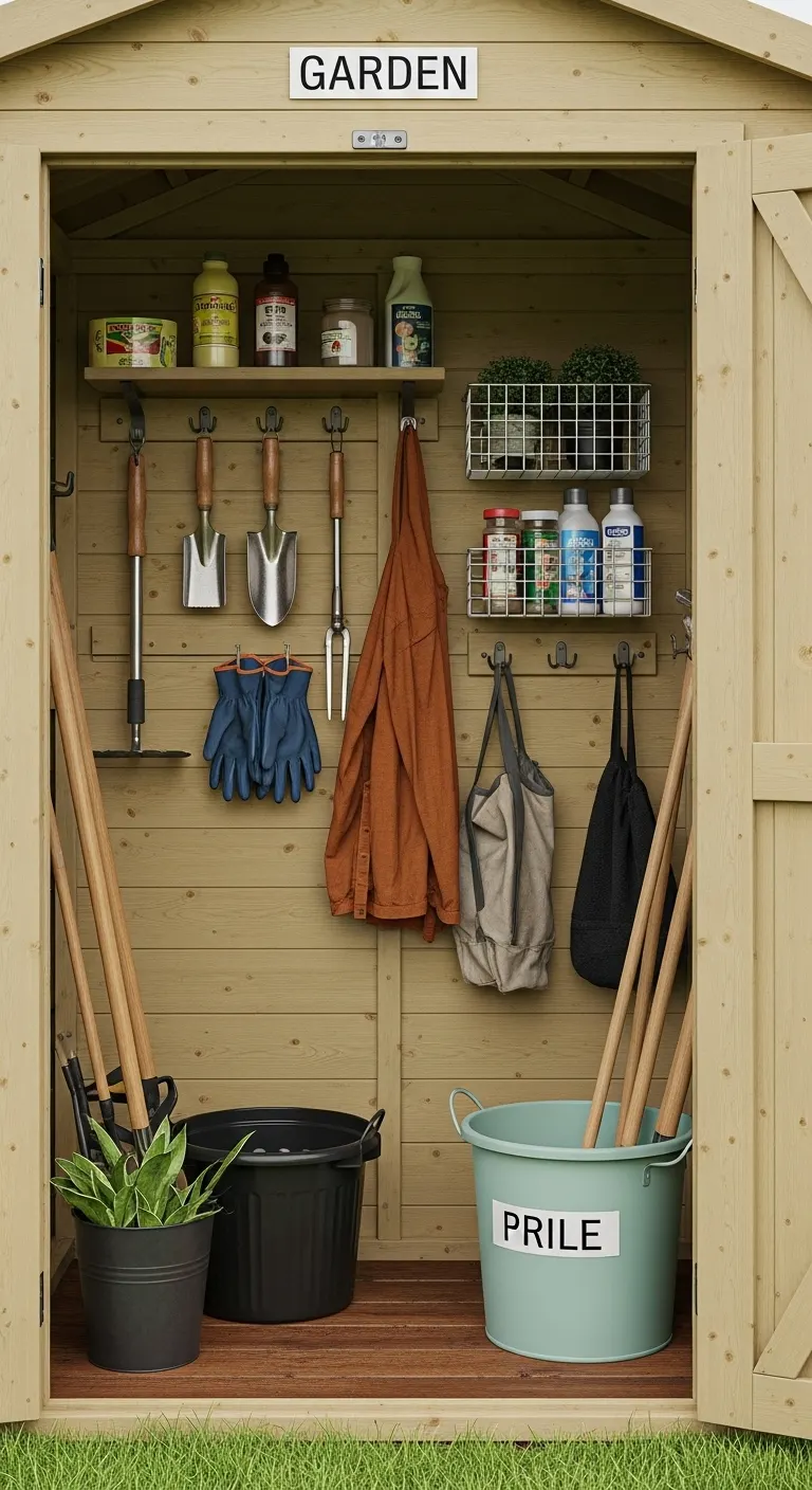 Garden Tool Hub 8x6 Garden Shed Idea