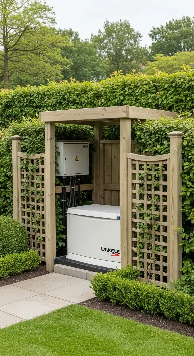 Hidden Garden Generator Enclosure