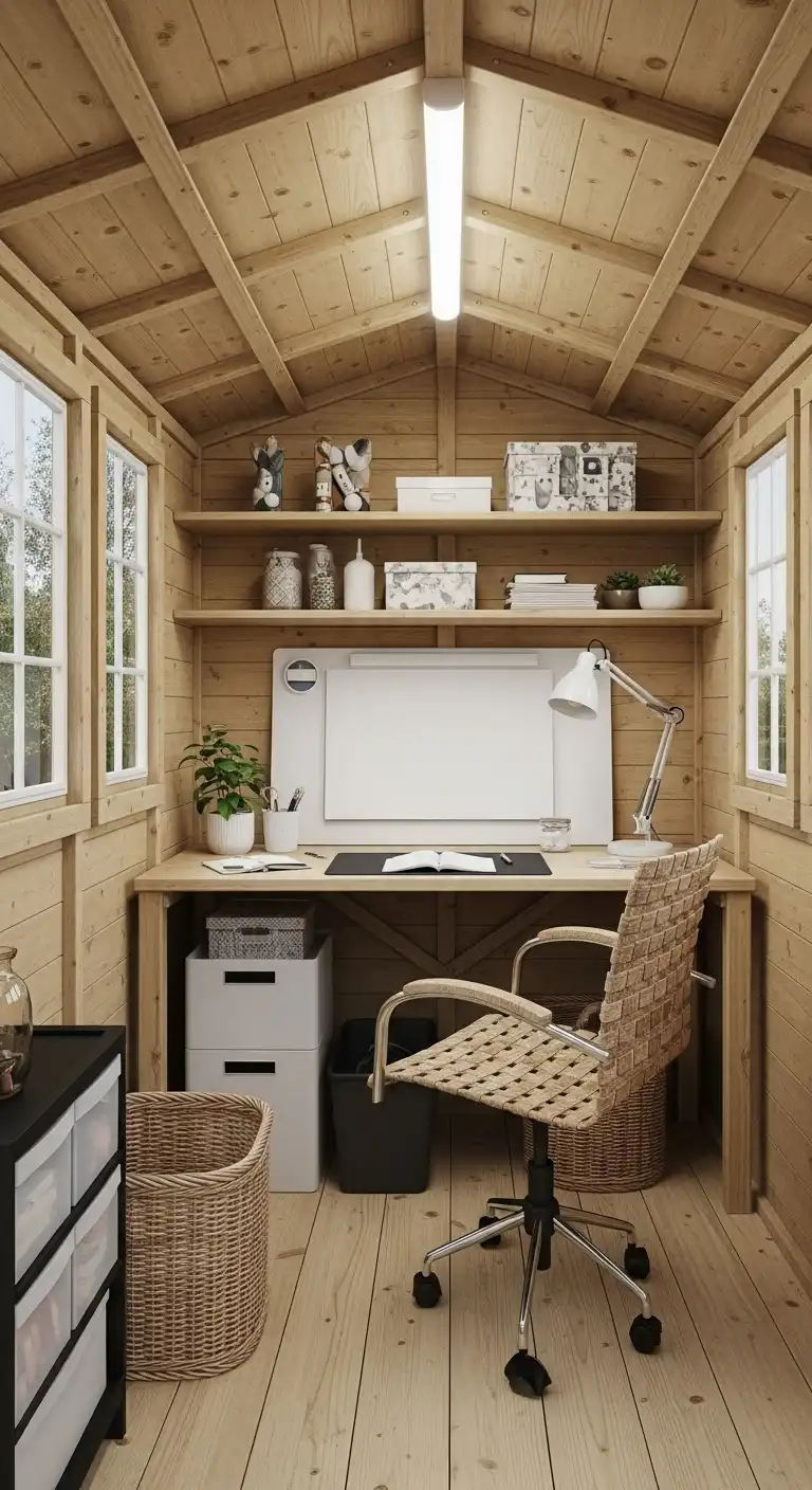 Hobby-Focused 8x6 Garden Shed Setup