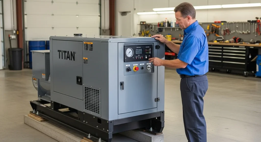 How to Use a Titan Diesel Generator