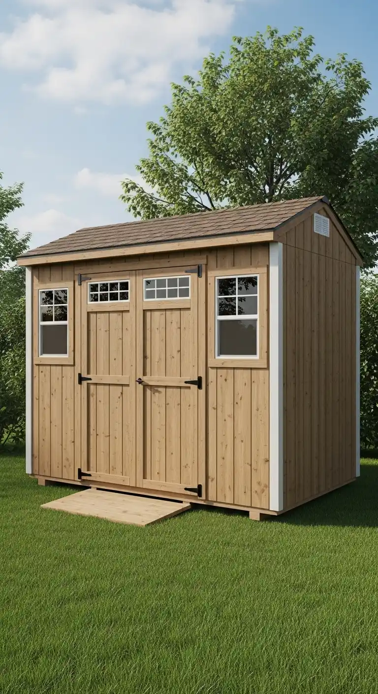 Low-Maintenance Backyard Shed for Long-Term Convenience