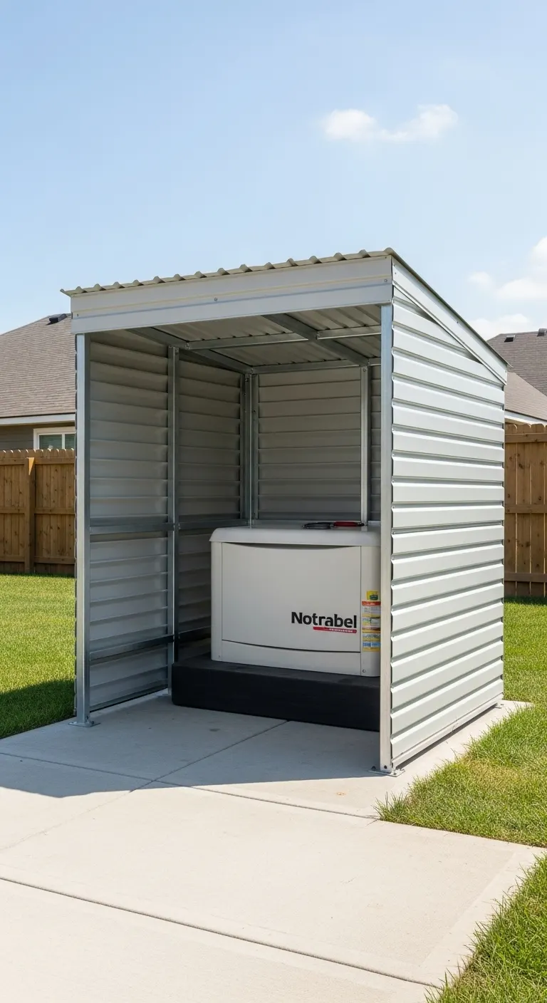 Minimalist Wind Barrier Enclosure