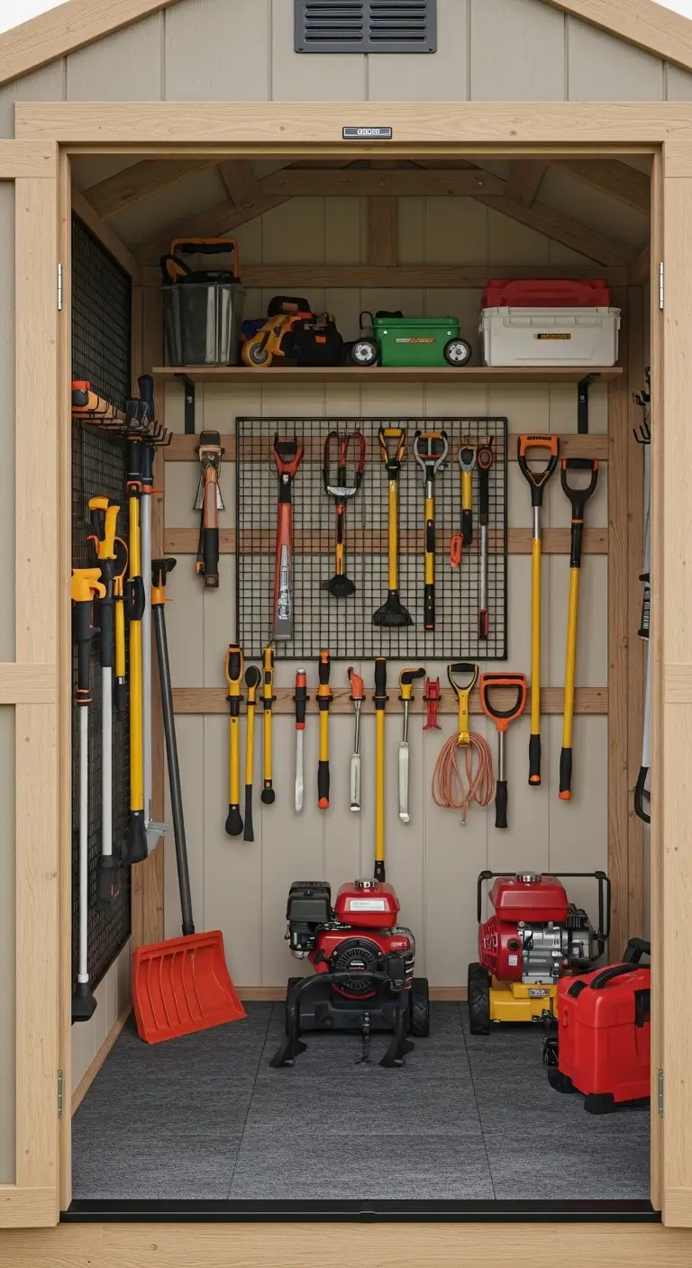 Organized Tool and Equipment Storage