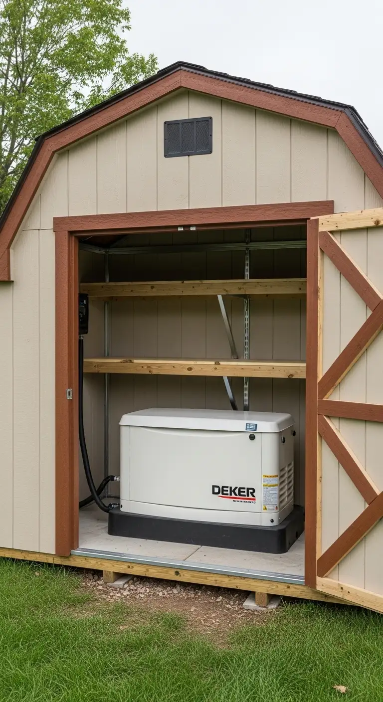 Outdoor Utility Shed Conversion