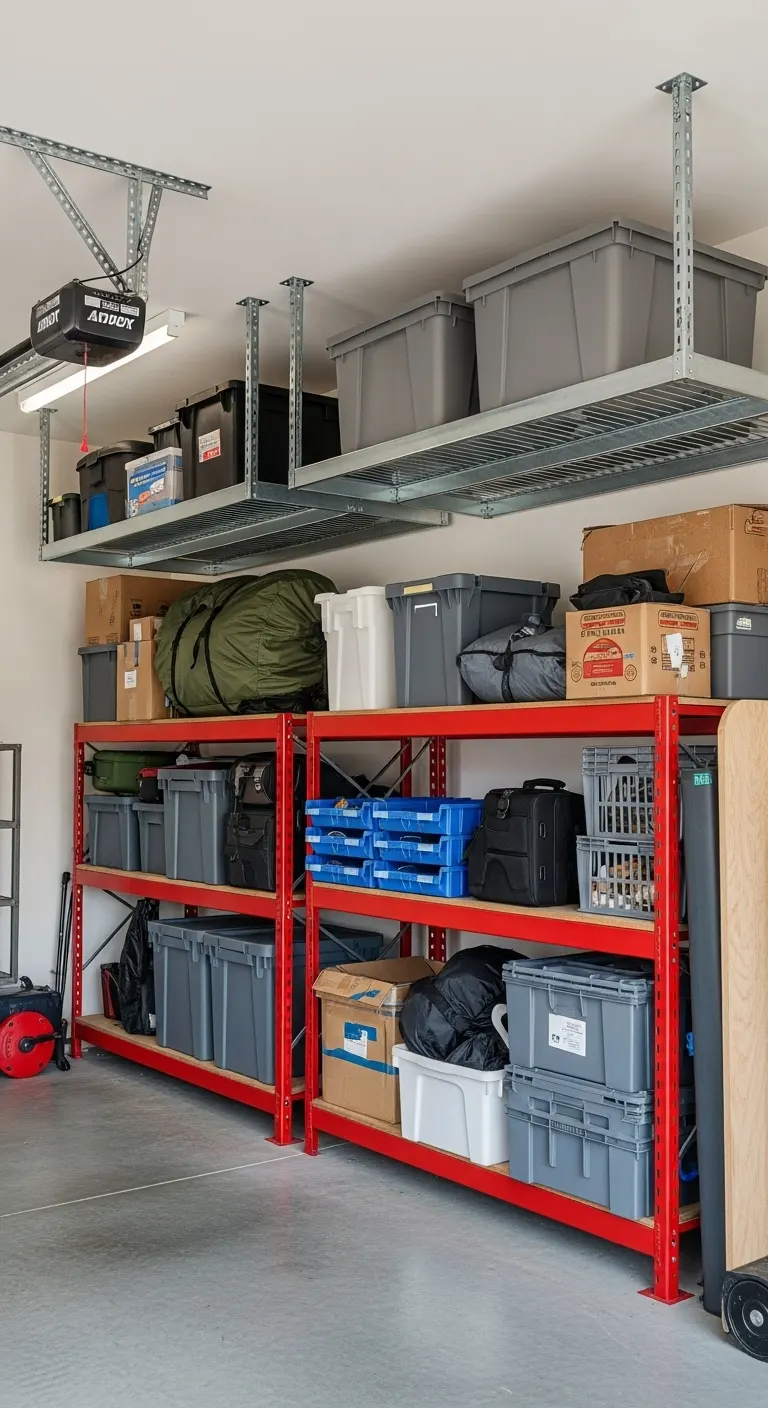 Overhead Ceiling Storage Racks