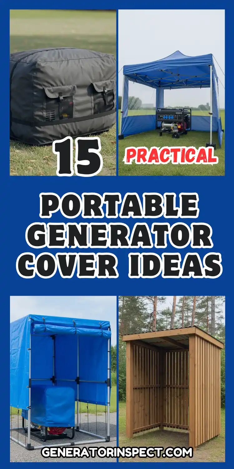 Portable Generator Cover Ideas
