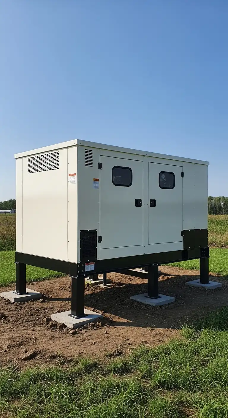 Raised Platform Generator Enclosure Design for Moisture Protection