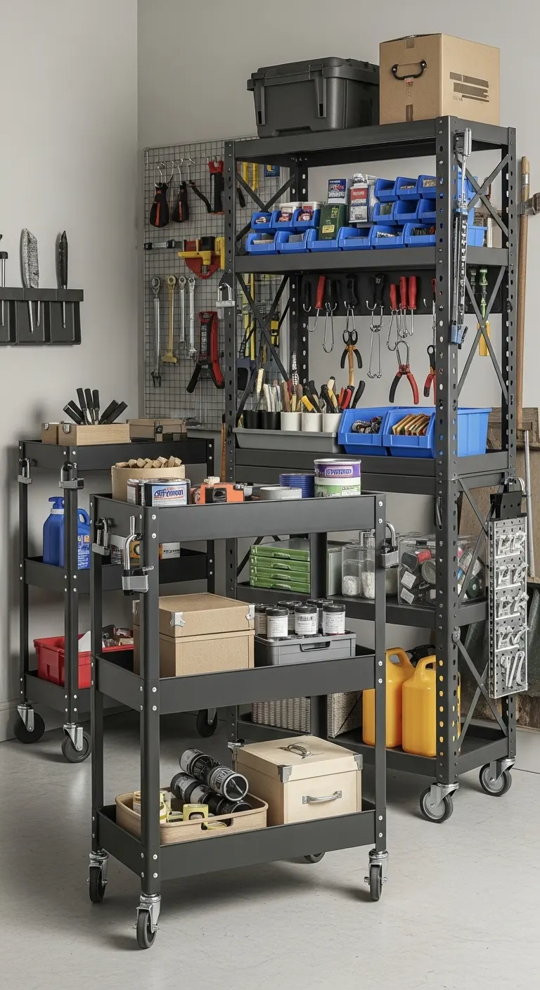 Rolling Shelving Carts for Flexibility