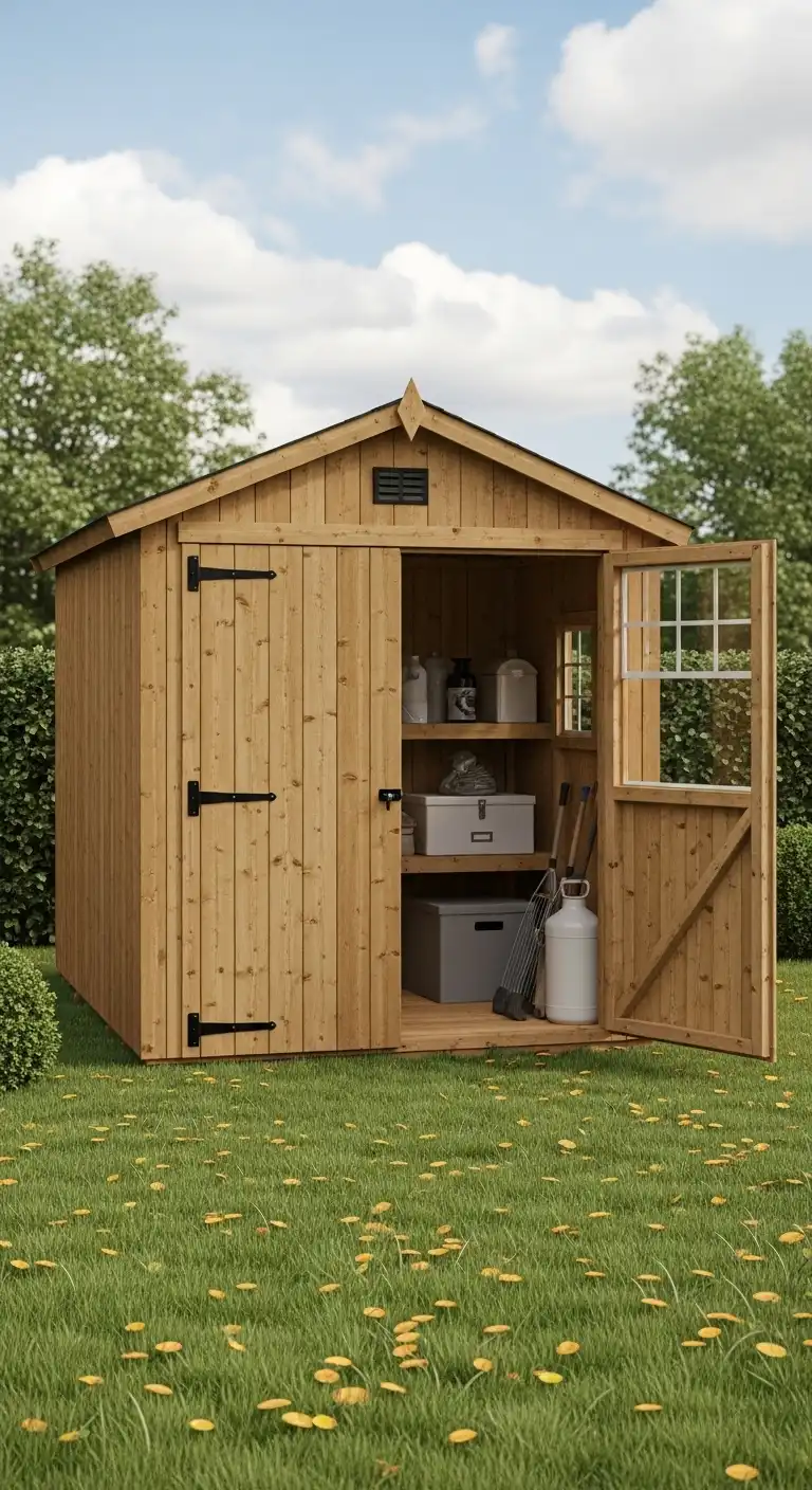 Rustic Charm 8x6 Garden Shed Idea