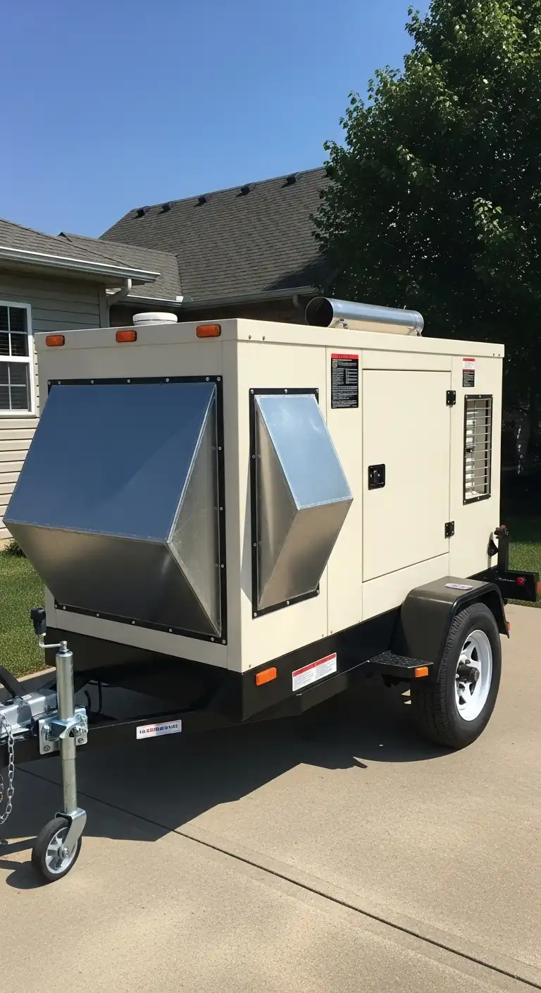 Trailer-Mounted Generator Enclosure