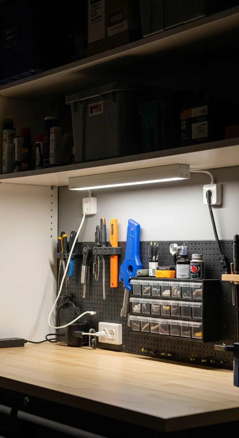 Under-Cabinet Lighting for Task-Specific Areas