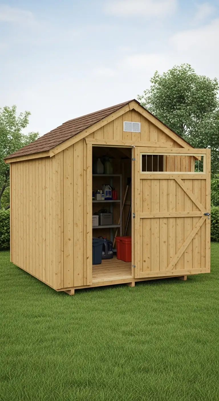 Weather-Resistant DIY Garden Shed for All Seasons