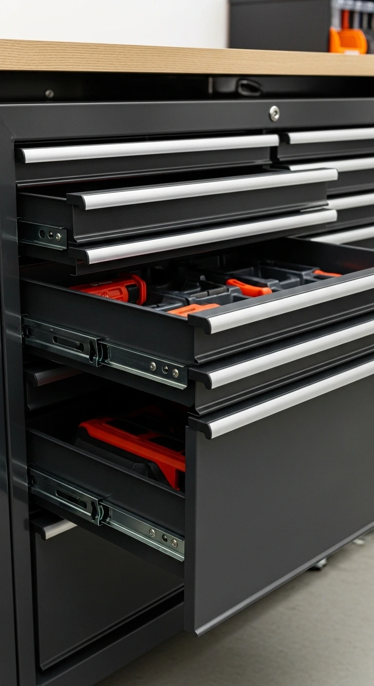 Soft-Close Tool Drawers for Smoother Daily Use
